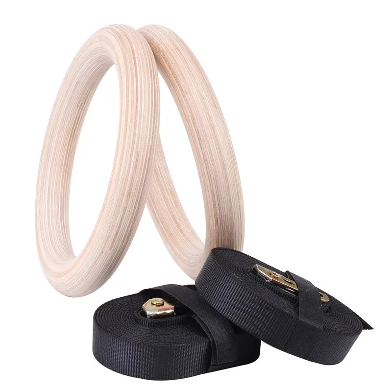 NNEOBA Sports Wood Gymnastic Rings