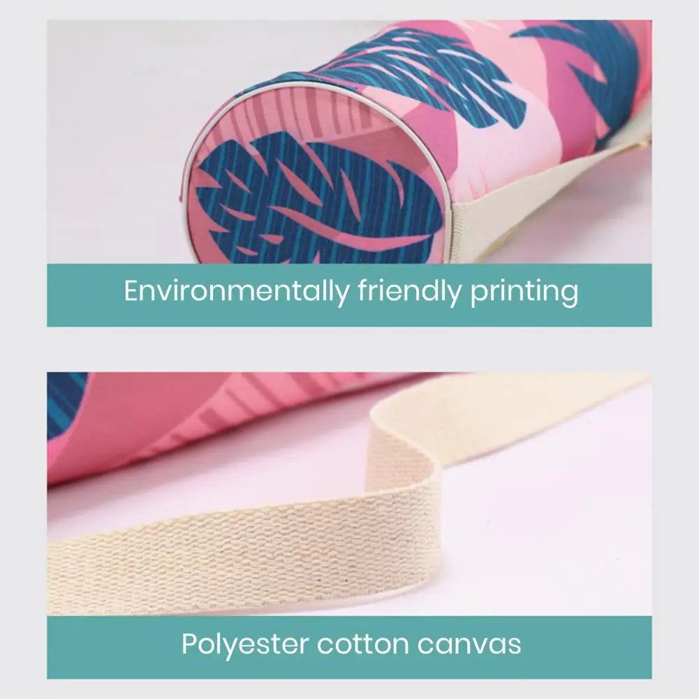 Printed Yoga Mat Bag Women's Fashion Sports Backpack